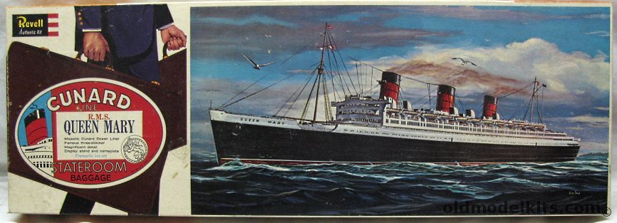 Revell 1/568 RMS Queen Mary Ocean Liner (1938), H311-298 plastic model kit